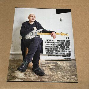 Billy Corgan of the Smashing Pumpkins - Music Print Ad Photo - 2018